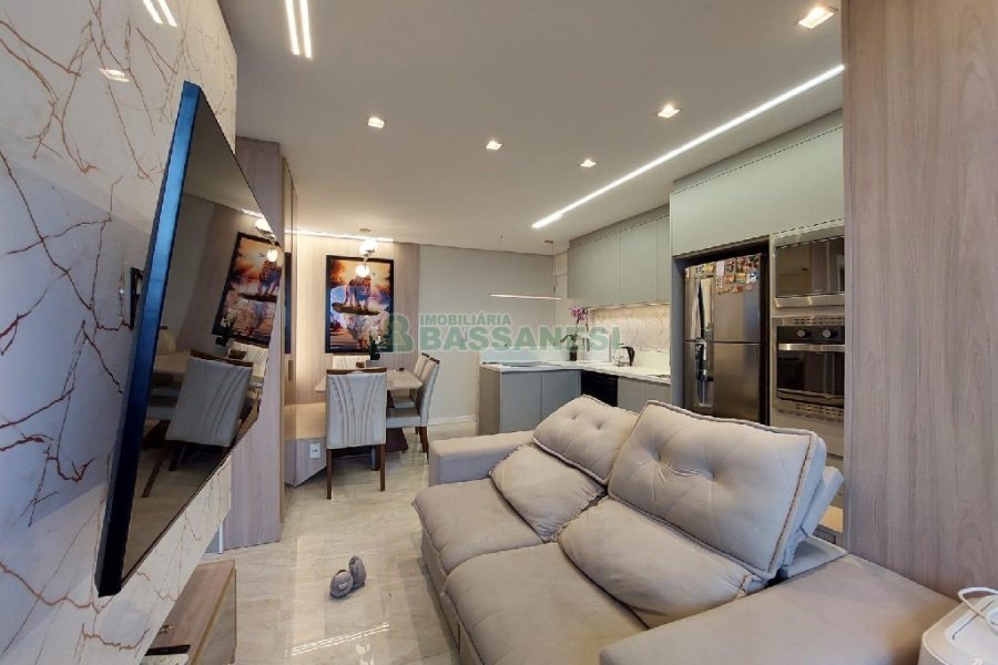 Apartamento com 51m², 2 dormitórios, 1 vaga, no bairro Nossa Senhora do Rosário em Caxias do Sul para Comprar