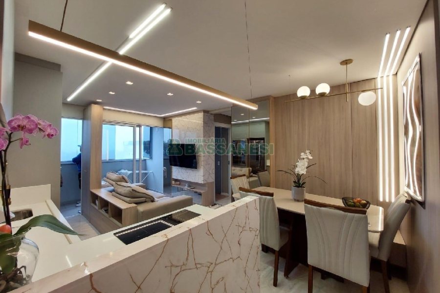 Apartamento com 51m², 2 dormitórios, 1 vaga, no bairro Nossa Senhora do Rosário em Caxias do Sul para Comprar