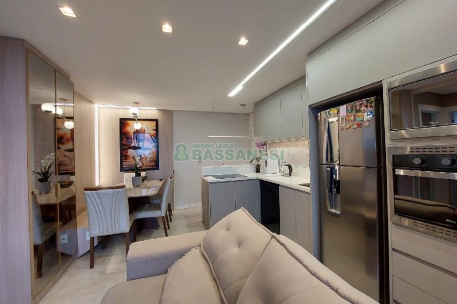 Apartamento com 51m², 2 dormitórios, 1 vaga, no bairro Nossa Senhora do Rosário em Caxias do Sul para Comprar