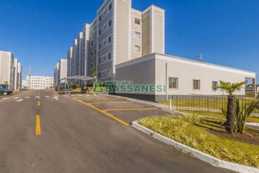 Apartamento com 42m², 2 dormitórios, 1 vaga, no bairro Bela Vista em Caxias do Sul para Alugar