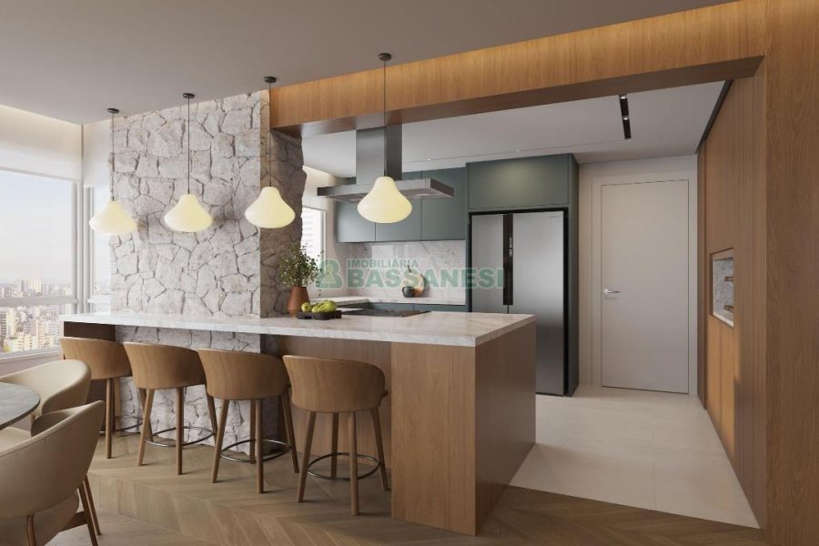 Apartamento com 178m², 3 dormitórios, 2 vagas, no bairro Lourdes em Caxias do Sul para Comprar