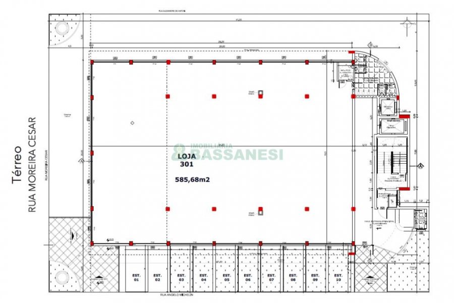 Loja com 585m², no bairro São José em Caxias do Sul para Alugar ou Comprar