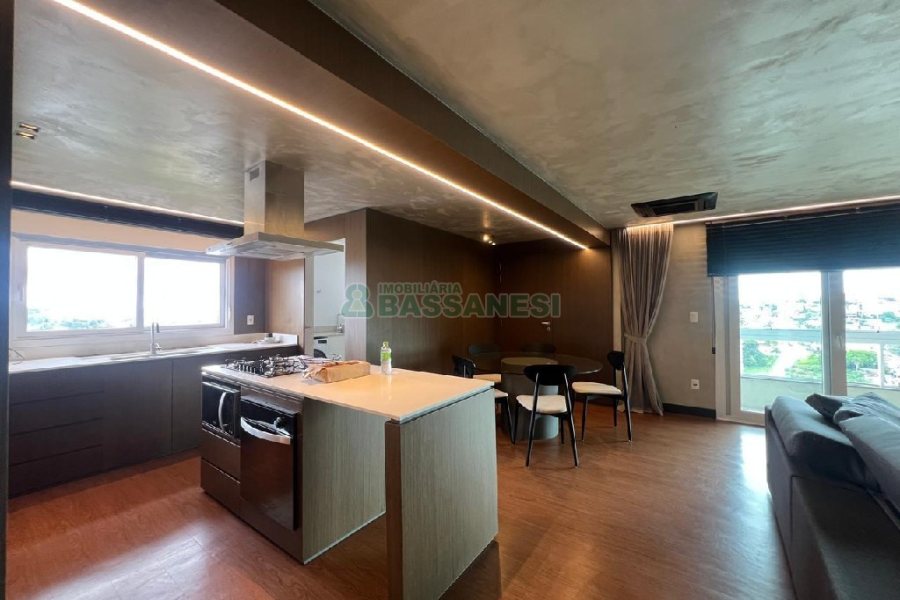 Apto Mobiliado com 145m², 3 dormitórios, 2 vagas, no bairro Panazzolo em Caxias do Sul para Alugar