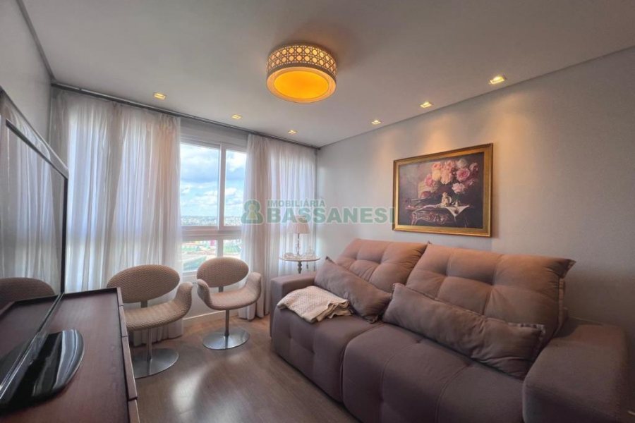 Apto Mobiliado com 88m², 2 dormitórios, 2 vagas, no bairro Villagio Iguatemi em Caxias do Sul para Alugar