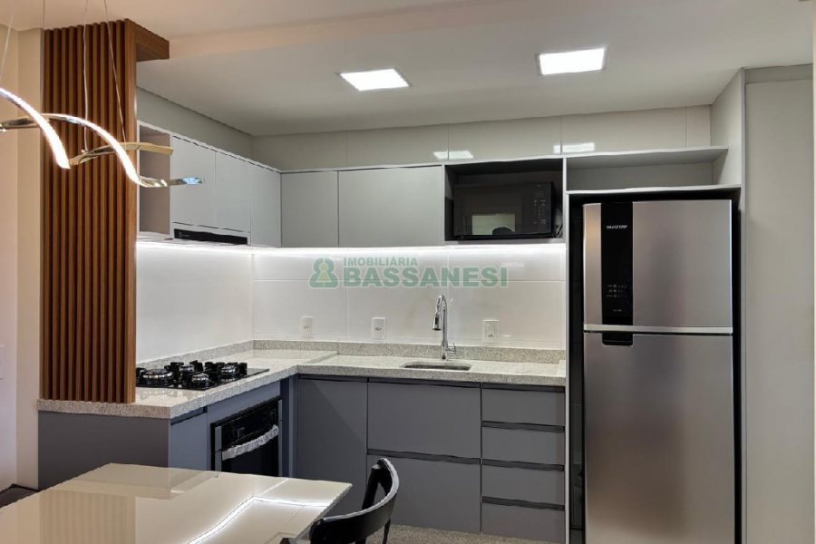 Apto Mobiliado com 52m², 1 dormitório, 1 vaga, no bairro Villagio Iguatemi em Caxias do Sul para Alugar