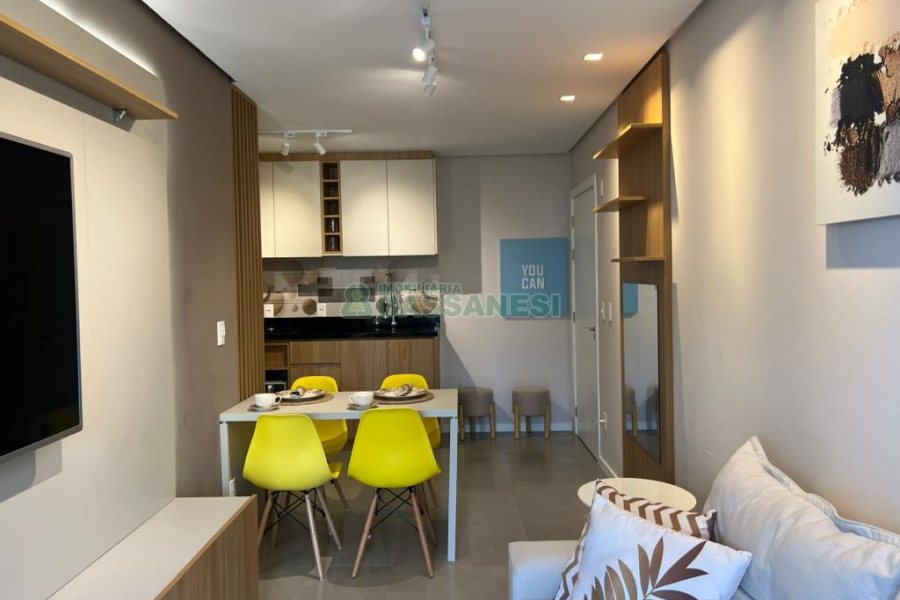 Apto Mobiliado com 48m², 1 dormitório, 1 vaga, no bairro Santa Catarina em Caxias do Sul para Alugar