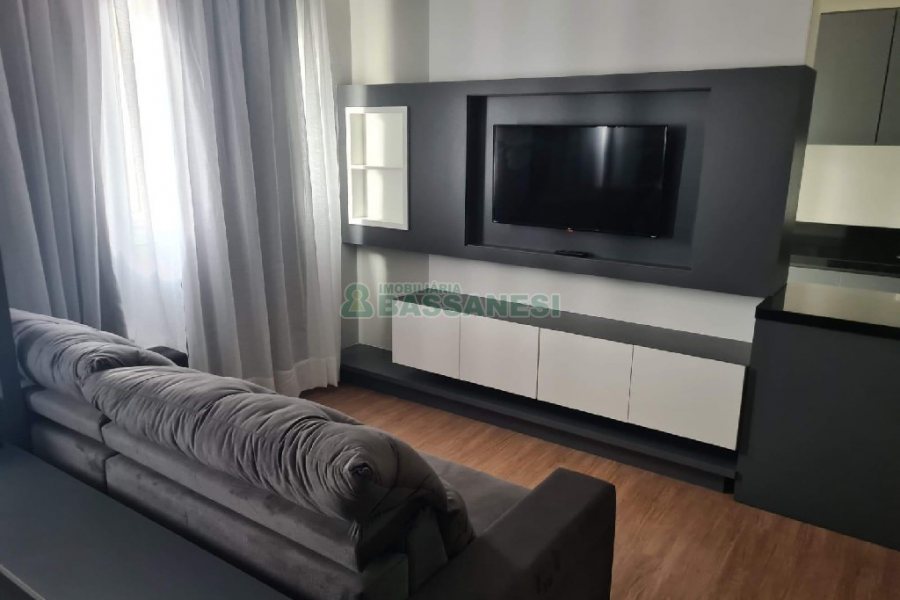 Apto Mobiliado com 51m², 1 dormitório, 1 vaga, no bairro Santa Catarina em Caxias do Sul para Alugar