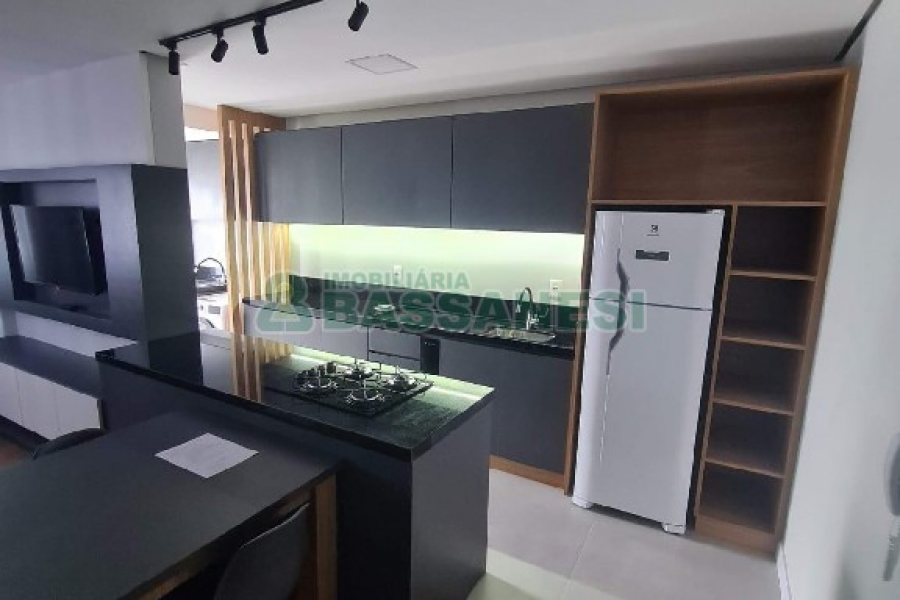 Apto Mobiliado com 51m², 1 dormitório, 1 vaga, no bairro Santa Catarina em Caxias do Sul para Alugar