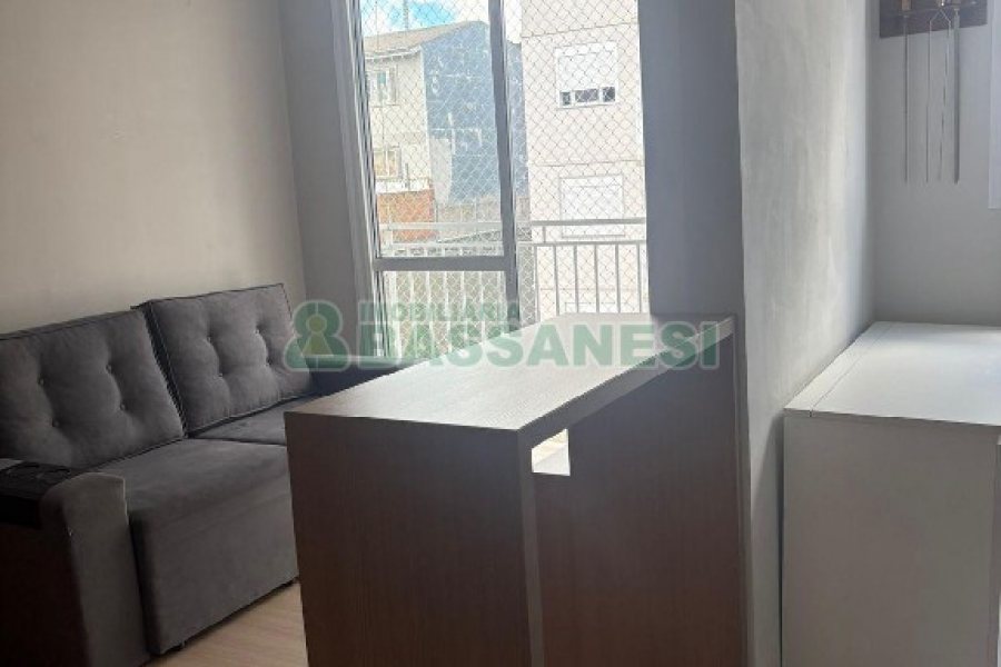 Apto Mobiliado com 47m², 2 dormitórios, 1 vaga, no bairro Bela Vista em Caxias do Sul para Alugar