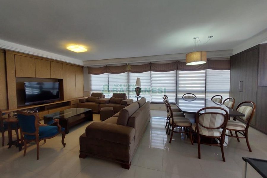 Apto Mobiliado com 198m², 5 dormitórios, 4 vagas, no bairro Lourdes em Caxias do Sul para Alugar