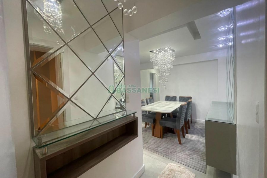 Apartamento com 92m², 3 dormitórios, 2 vagas, no bairro Rio Branco em Caxias do Sul para Alugar ou Comprar