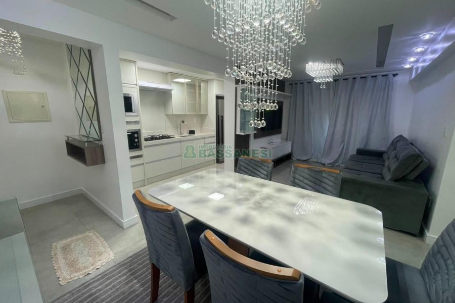 Apartamento com 92m², 3 dormitórios, 2 vagas, no bairro Rio Branco em Caxias do Sul para Alugar ou Comprar