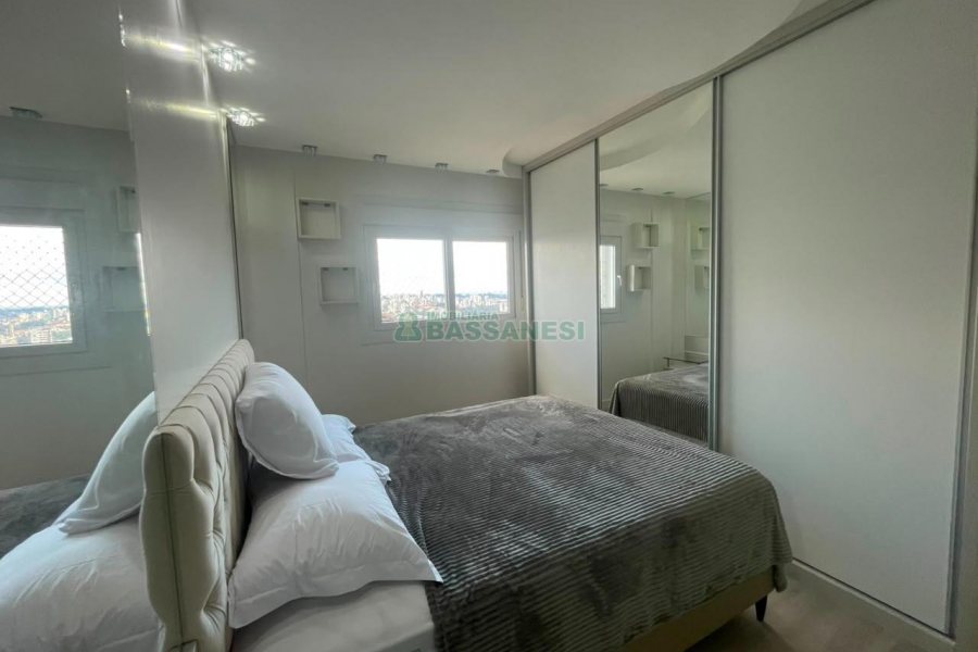 Apartamento com 92m², 3 dormitórios, 2 vagas, no bairro Rio Branco em Caxias do Sul para Alugar ou Comprar