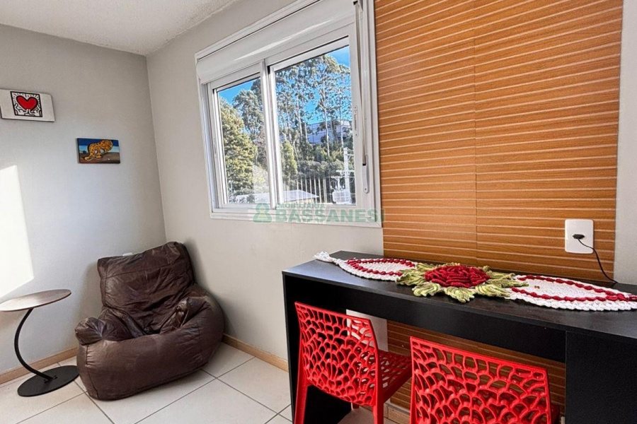 Apto Mobiliado com 28m², 1 dormitório, no bairro Cidade Nova em Caxias do Sul para Alugar