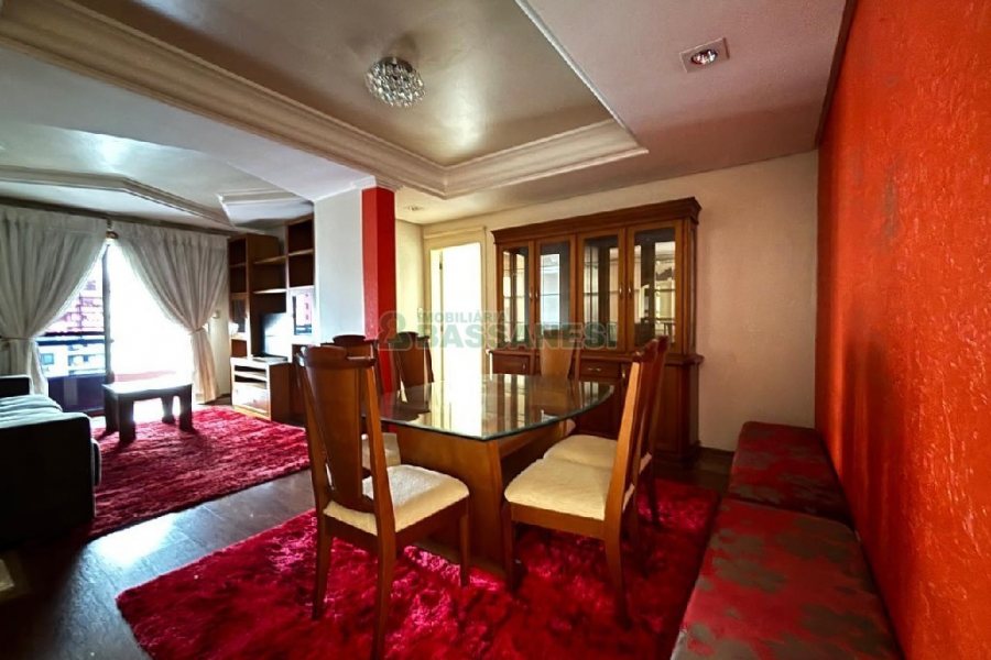 Apto Mobiliado com 147m², 3 dormitórios, no bairro Centro em Caxias do Sul para Alugar