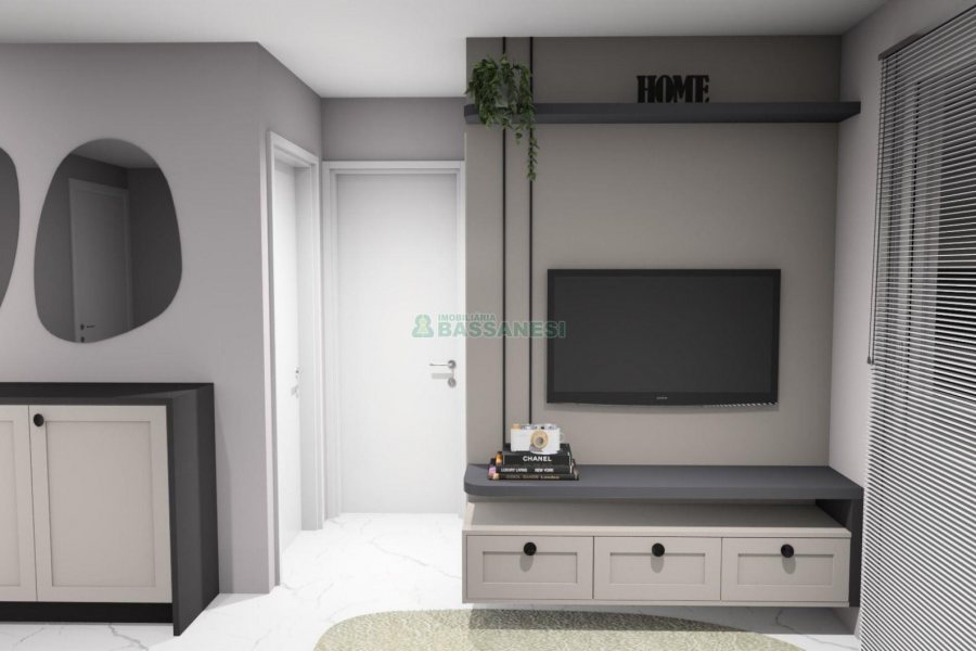 Apto Mobiliado com 514m², 2 dormitórios, 1 vaga, no bairro São Leopoldo em Caxias do Sul para Alugar