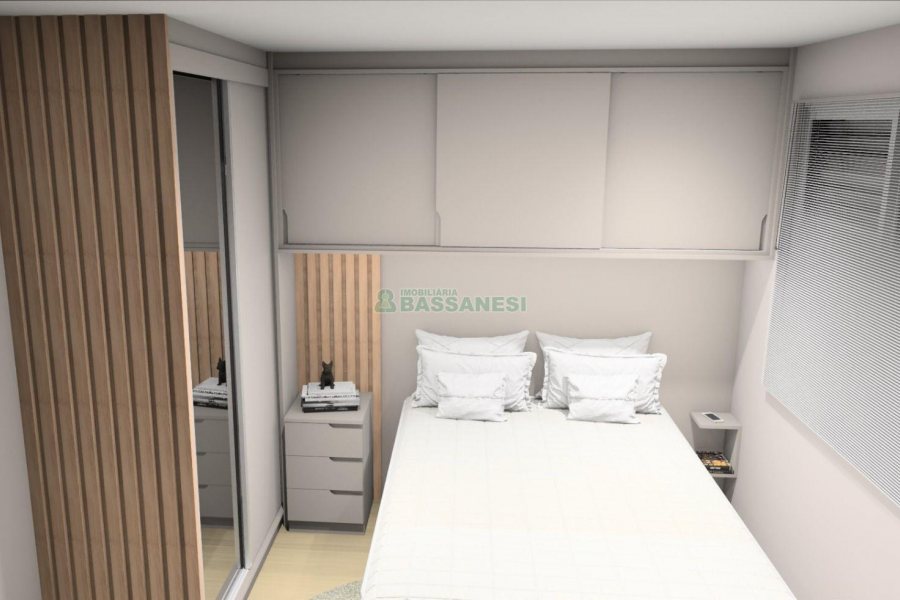 Apto Mobiliado com 514m², 2 dormitórios, 1 vaga, no bairro São Leopoldo em Caxias do Sul para Alugar