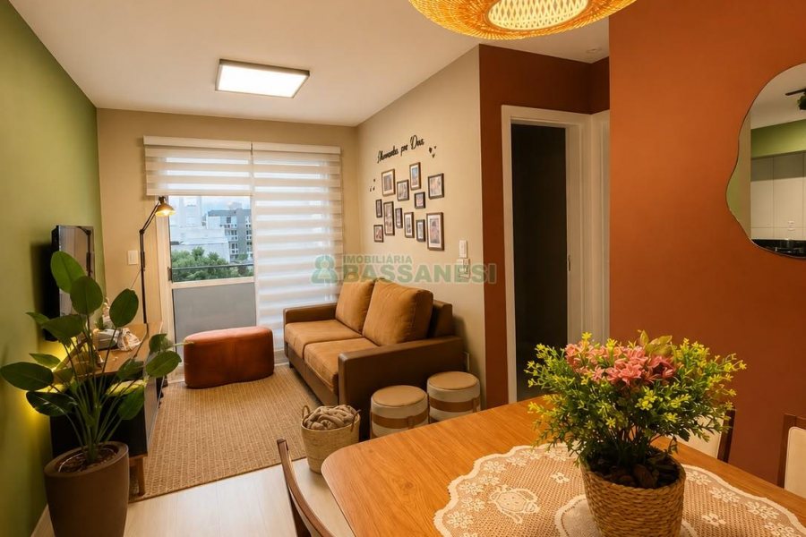 Apartamento com 55m², 2 dormitórios, 1 vaga, no bairro Santa Lúcia em Caxias do Sul para Comprar