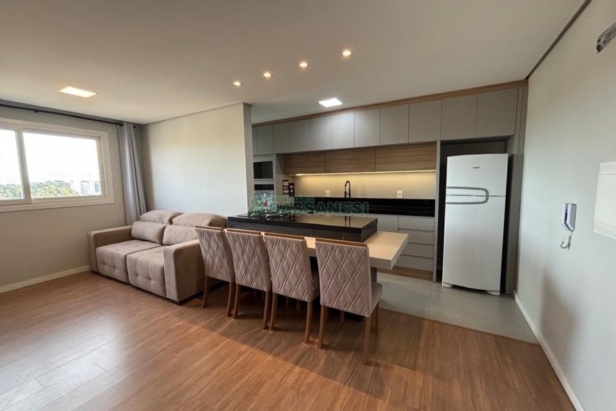 Apto Mobiliado com 51m², 1 dormitório, no bairro Santa Catarina em Caxias do Sul para Alugar