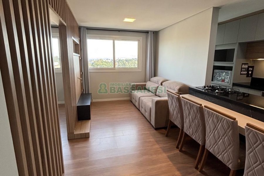 Apto Mobiliado com 51m², 1 dormitório, no bairro Santa Catarina em Caxias do Sul para Alugar