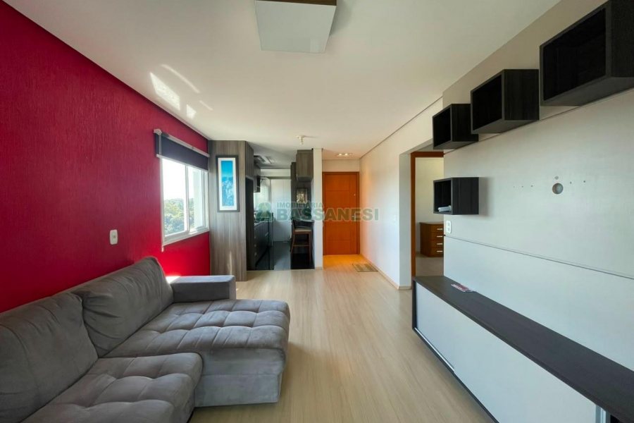 Apartamento com 62m², 2 dormitórios, 1 vaga, no bairro Vinhedos em Caxias do Sul para Alugar ou Comprar