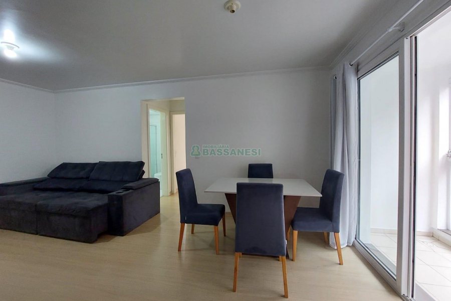 Apto Mobiliado com 85m², 2 dormitórios, 2 vagas, no bairro São Pelegrino em Caxias do Sul para Alugar