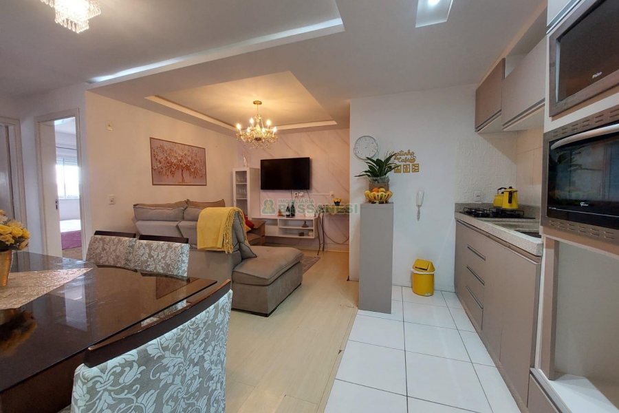 Apto Mobiliado com 62m², 2 dormitórios, 1 vaga, no bairro Presidente Vargas em Caxias do Sul para Alugar