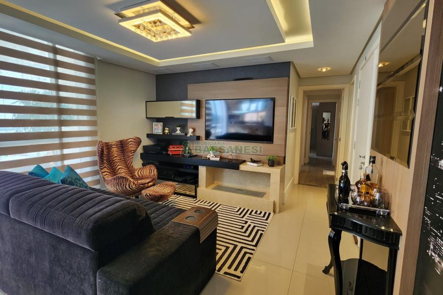 Apto Mobiliado com 111m², 3 dormitórios, 1 vaga, no bairro Cristo Redentor em Caxias do Sul para Alugar ou Comprar