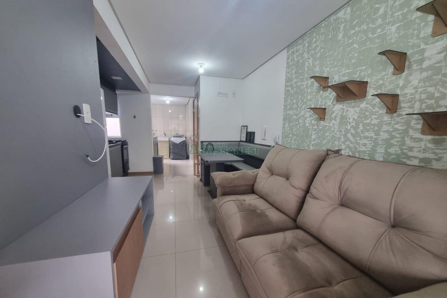 Apto Mobiliado com 62m², 1 dormitório, 1 vaga, no bairro Vinhedos em Caxias do Sul para Alugar