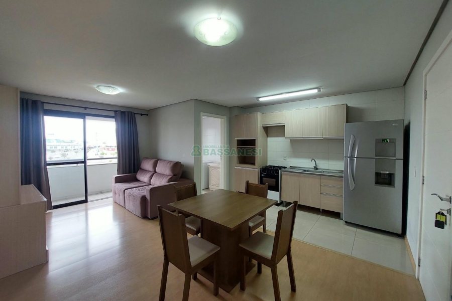 Apto Mobiliado com 60m², 1 dormitório, 1 vaga, no bairro Villagio Iguatemi em Caxias do Sul para Alugar